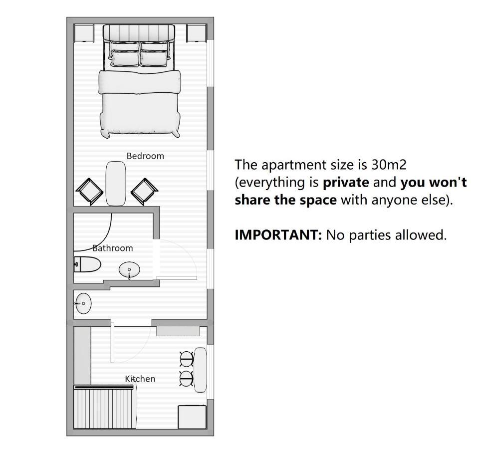 Aparthotel 3 ,, Cosy House Studio" & Parking Kaunas Exterior foto